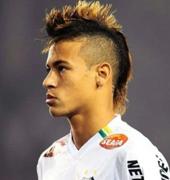 Neymar’s Mohawk Fade Haircut