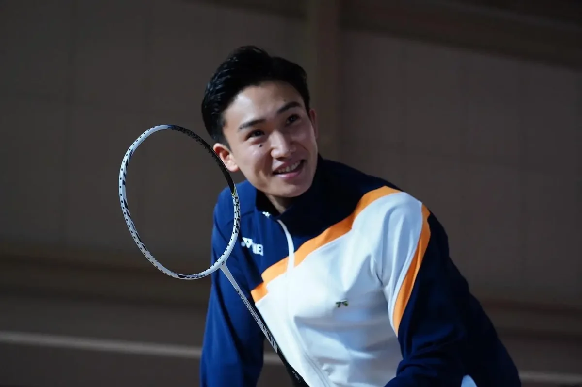 kento momota japanese badminton player